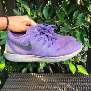 Purple Nike Free Run 5.0